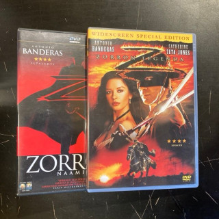 Zorron naamio / Zorron legenda 2DVD (VG+/M-) -seikkailu-